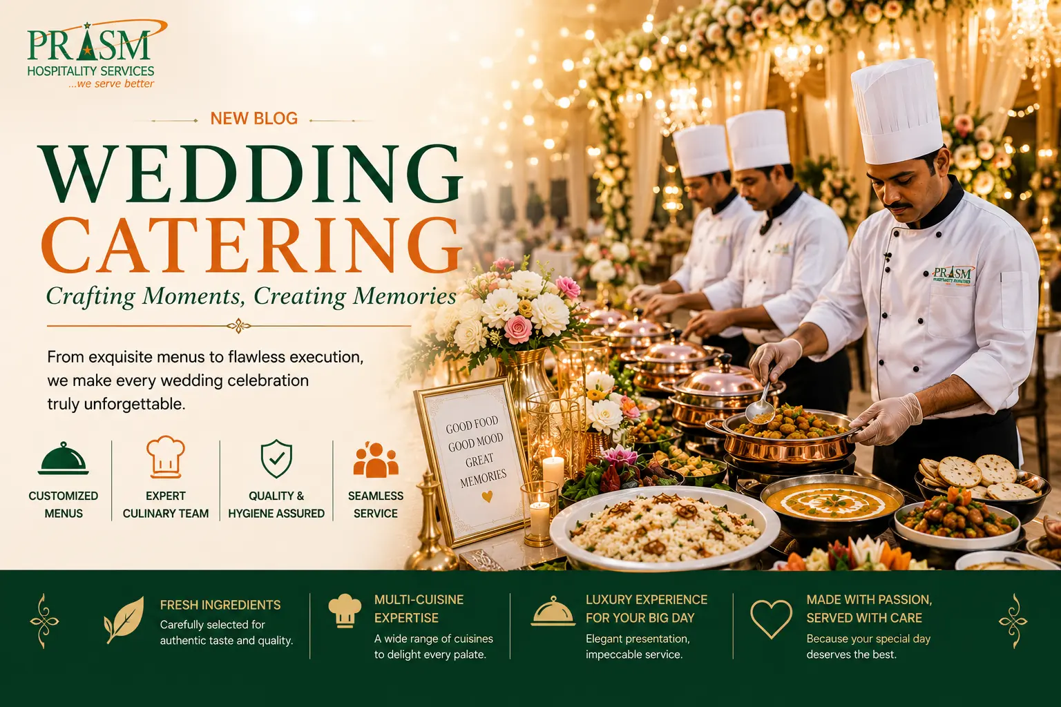 Wedding Catering in Hyderabad: How the Right Caterer Can Make Your Big Day Unforgettable
